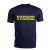 Sverige T-shirt Marin Rakt tryck