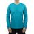 Faster, Funktions t-shirt Långärmad Turkos Unisex
